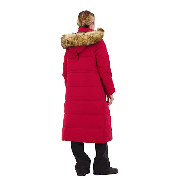 Superdry Tekoturkis Everest-takki Longline Punainen L Nainen