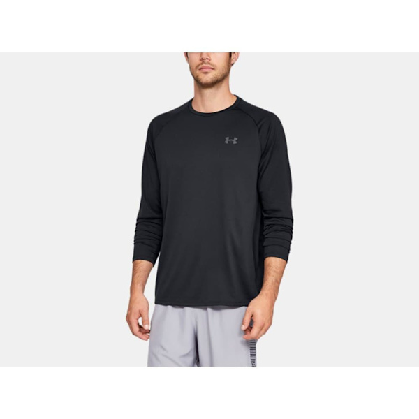 Under Armour Tech™ Pitkähihainen T-paita Musta XL Mies