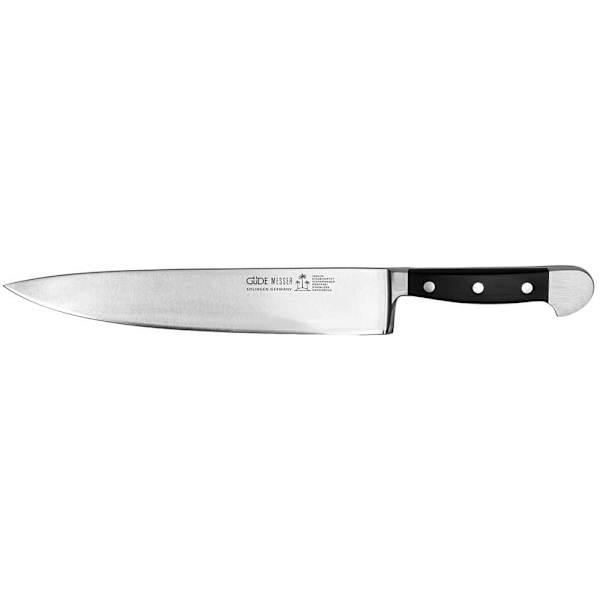 Gude Alpha Cooking Knife 26 Cm Pom Sort,Søvfarvet