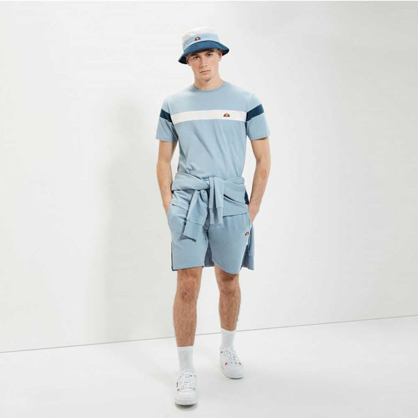 Ellesse Kortärmad T-shirt Caserio Blå S Man