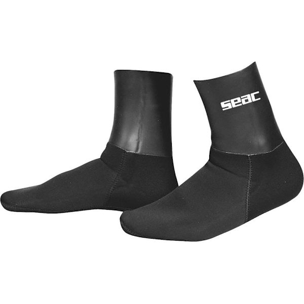 Seacsub Sokker Anatomic 7 Mm Sort EU 43-44