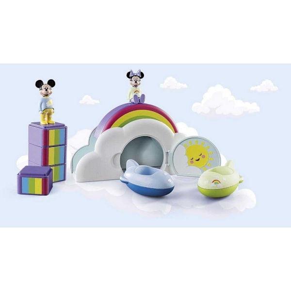 Playmobil Och Minnie House I Molnen Byggspel 1.2.3 & Disney: Mickey Flerfärgad