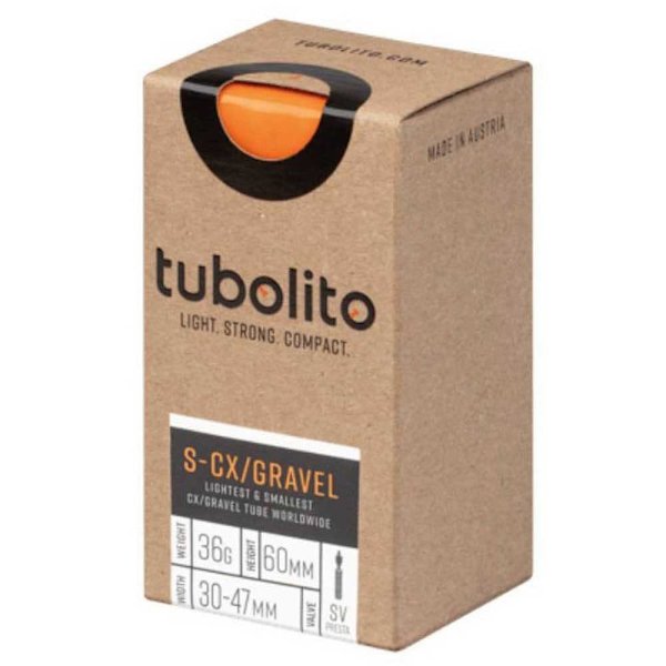 Tubolito Inderrør S-cx Presta 42 Mm Sort 700C / 30-47