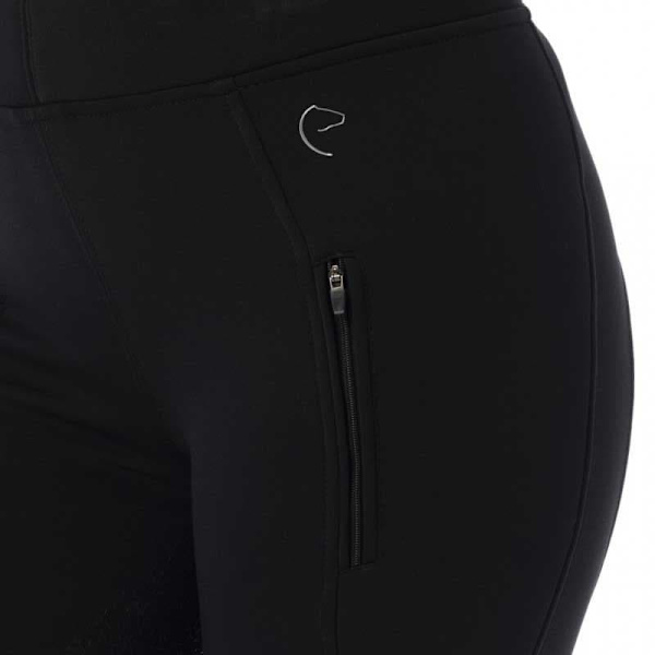 Equitheme Ridbyxor I Silikonsits Dolomyt Svart 34