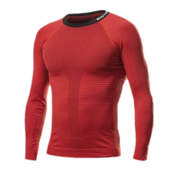 Biotex Fit Pitkähihainen Aluspaita Punainen L-XL Mies