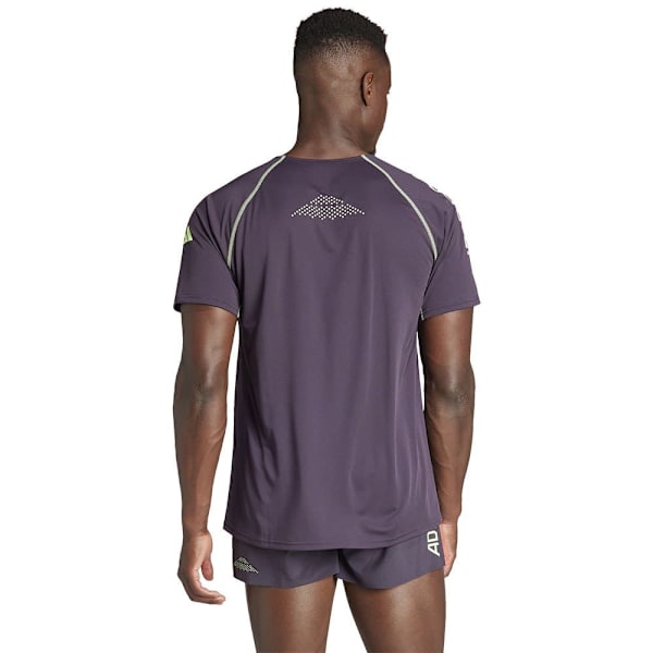 Adidas Kortærmet T-shirt Ekiden Uni Lilla 2XL Mand
