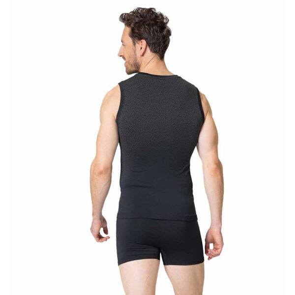 Odlo Crew Performance Light Ærmeløs Baselayer Sort M Mand