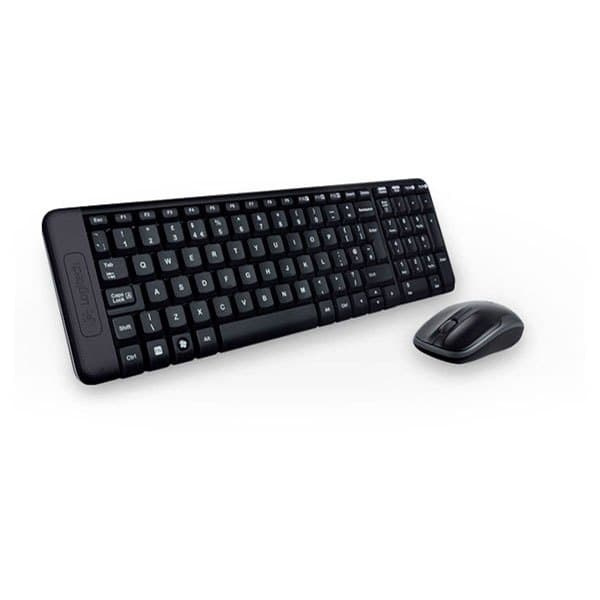 Logitech Mus Y Trådløst Tastatur Mk235 Sort Portuguese QWERTY Sort