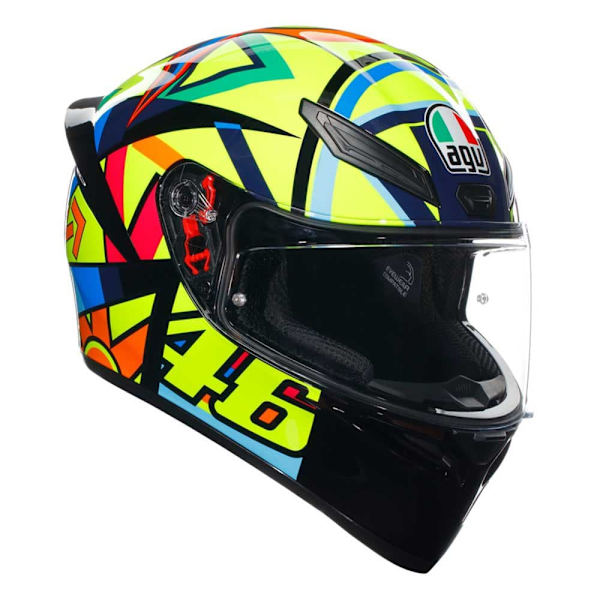 Agv Fuld Ansigtshjelm K1 S E2206 Flerfarvet XS