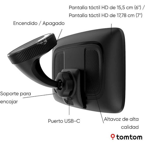 Tomtom Gps Go Superior 7´´ Transparent