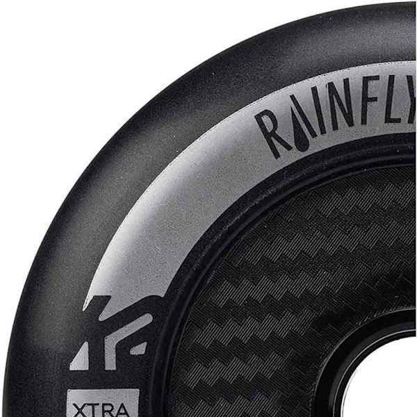 K2 Skate Inline Skridskor Hjul Rainfly 4 Enheter Svart 90 mm