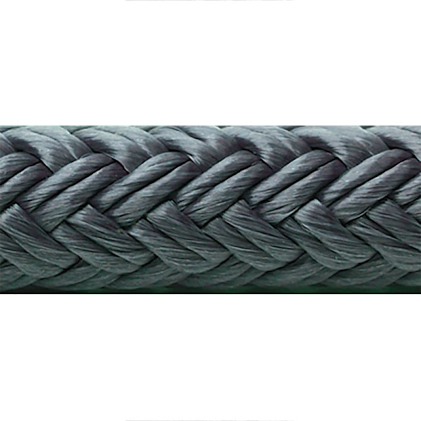 Seachoice Dock Line 16 Mm Double Braided Nylon Rope Grå 7.6 m