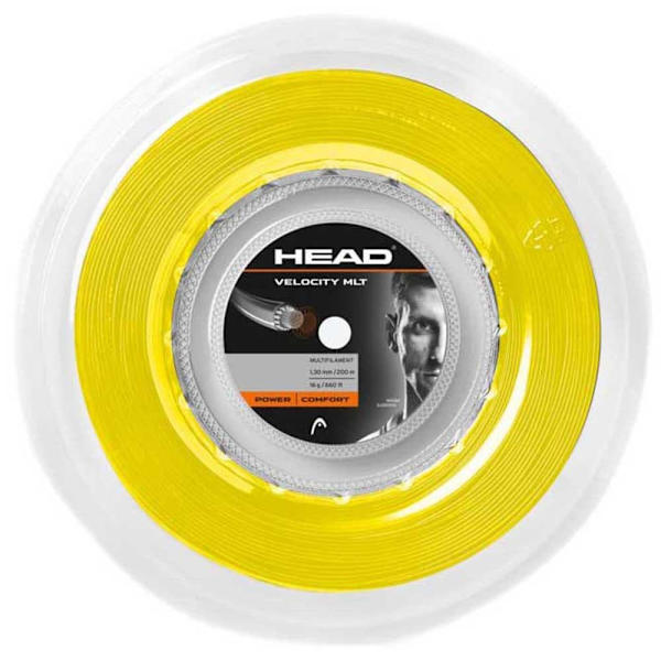 Head Racket Tenniskelan Kieli Velocity Mlt 200 M Keltainen 1.25 mm