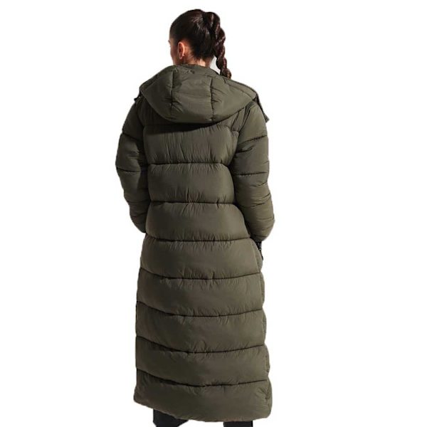 Superdry Jacka Touchline Padded Grönt L Kvinna