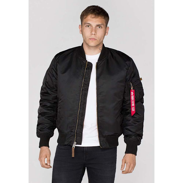 Alpha Industries Ma-1 Vf 59 Jakke Sort M Mand