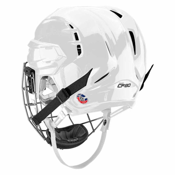 Warrior Ishockey Hjelm Covert Cf 80 Combo Hvid M
