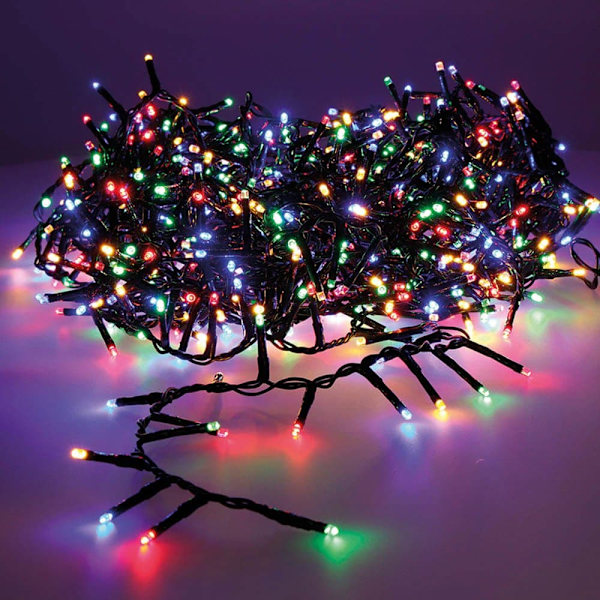 Lumineo Blinkende Led-guirlande 11 M Flerfarvet One Size / EU Plug
