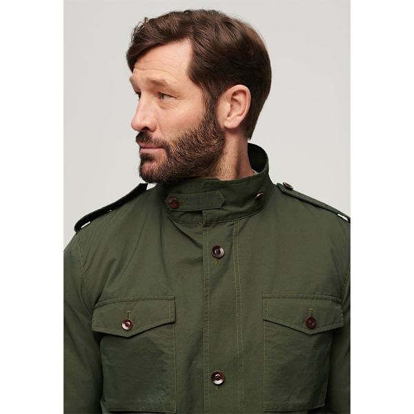 Superdry Merchant Technical Field Jakke Grøn XL Mand