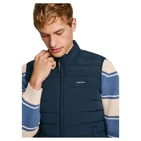 Pepe Jeans Toby Väst Blå L Man