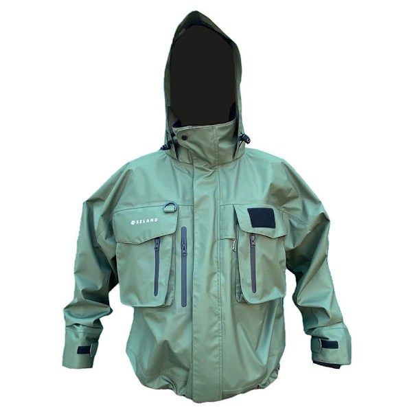 Seland Logo Short Brethable Jacka Grönt L Man