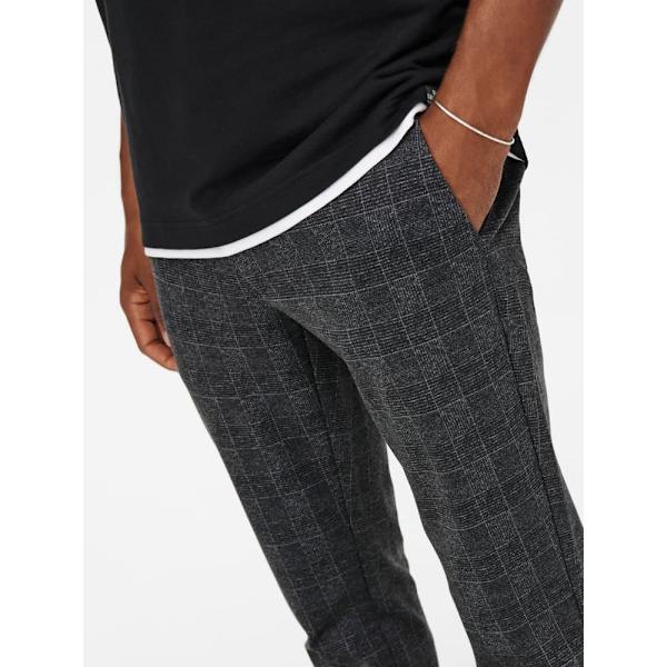 Only & Sons Byxor & Sons Onsmark Checks 9887 Svart 32 / 34 Man