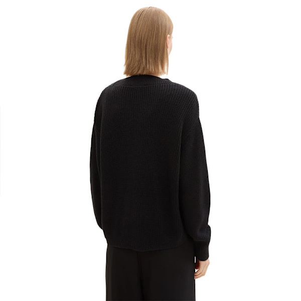 Tom Tailor V Neck Cardigan Sort XL Kvinde