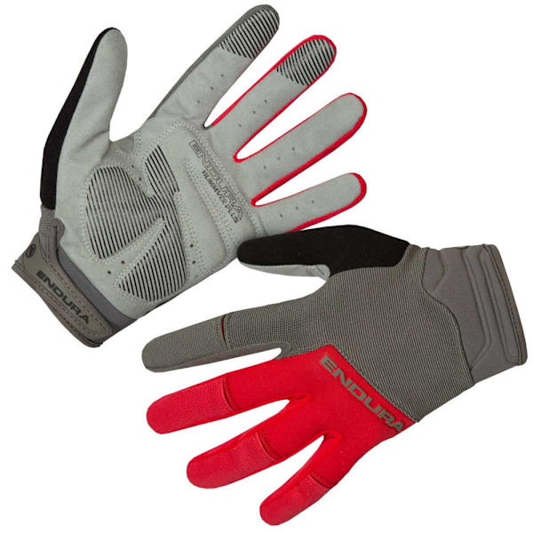 Endura Lange Handsker Hummvee Plus Ii Rød S Mand
