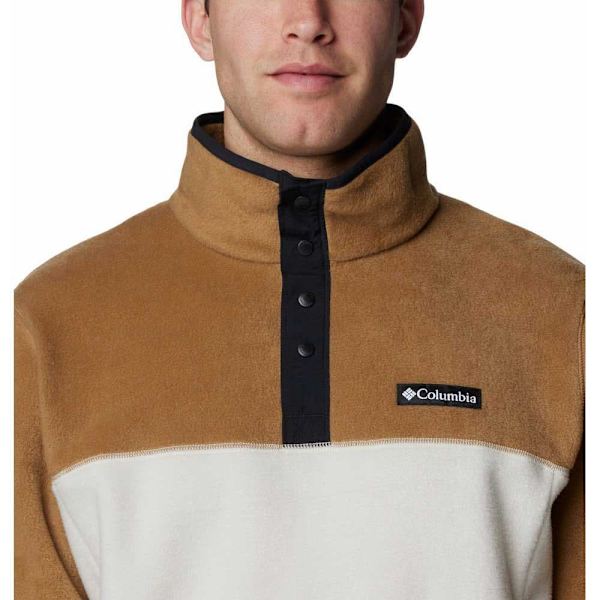 Columbia Steens Mountain™ Fleecejakke Med Halv Lynlås Beige,Brun L Mand