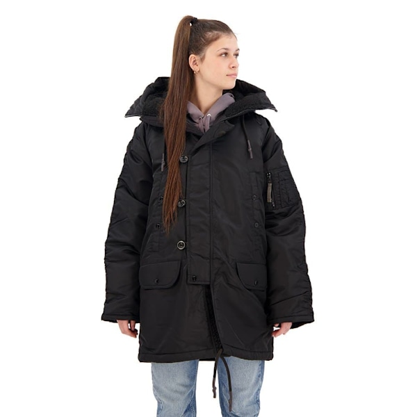 G-star Parka Af Sort M Kvinde