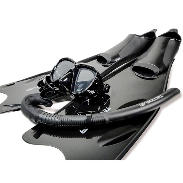Tecnomar Snorkelsæt Smart Sort EU 45-46