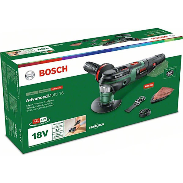 Bosch Professional Monikäyttötyökalu Advancedmulti 18 Without Battery Hopeinen