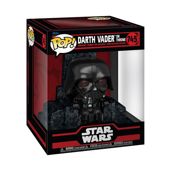Funko Star Wars: Dark Side Pop! Deluxe Vinyl Vader Throne 9 Cm Figur