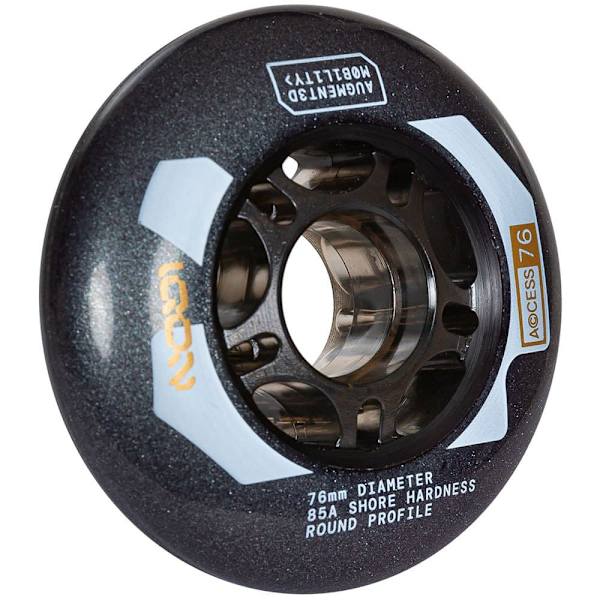 Iqon Skridskor Hjul Access 76 85a 4 Enheter Guld 76 mm