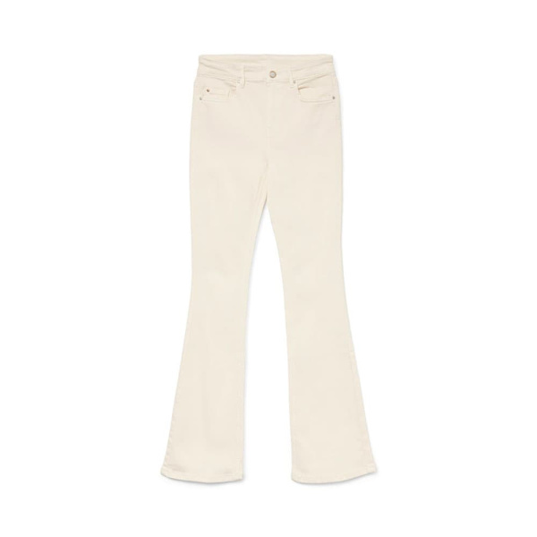 Vero Moda Flash Flared Jeans Beige L / 30 Kvinde