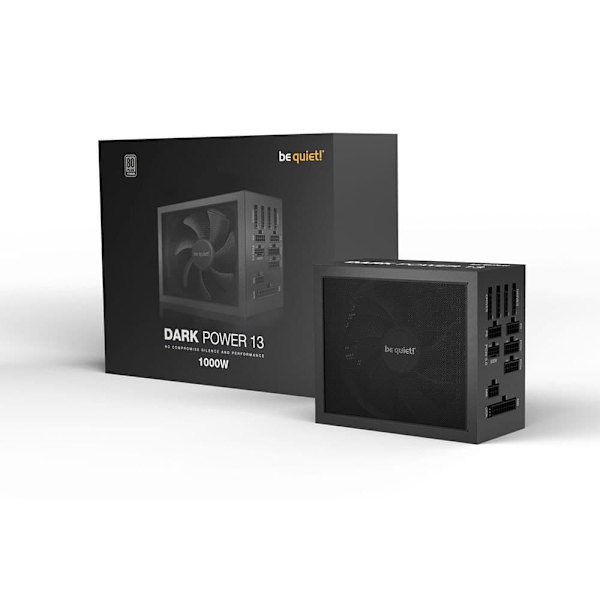 Be Quiet Mørk Magt 13 Modular Modular Strømforsyning 1000w Søvfarvet