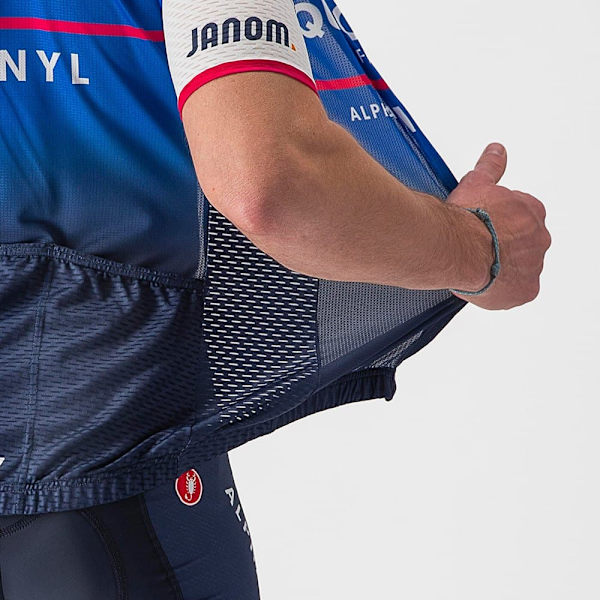 Castelli Kortärmad Tröja Competizione Blå L Man