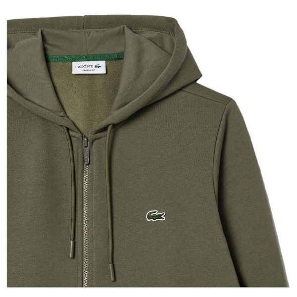 Lacoste Sh9626 Kokovetoketjullinen Collegepaita Vihreä 5 Mies