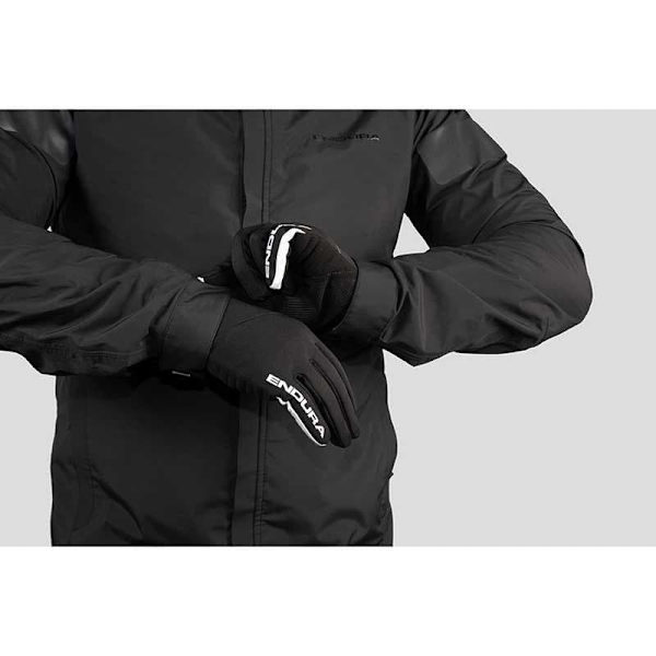 Endura Lange Handsker Deluge Sort M Mand