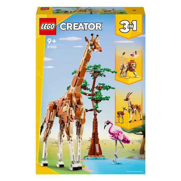 Lego Villieläimiä Rakennuspeli Safari Kultainen