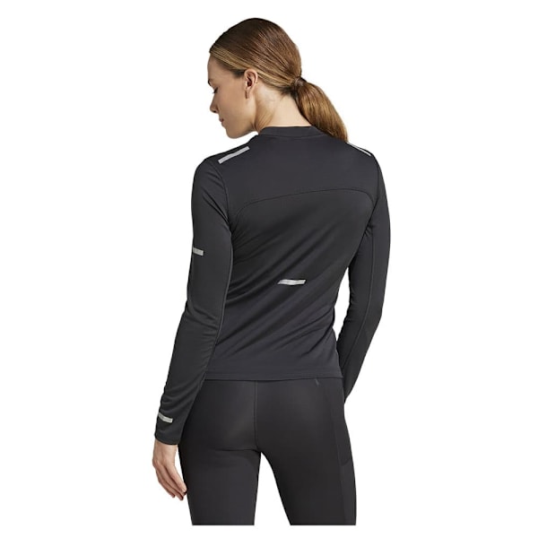 Adidas Ultimate Running Reflective T-shirt Med Lange ærmer Sort L Kvinde