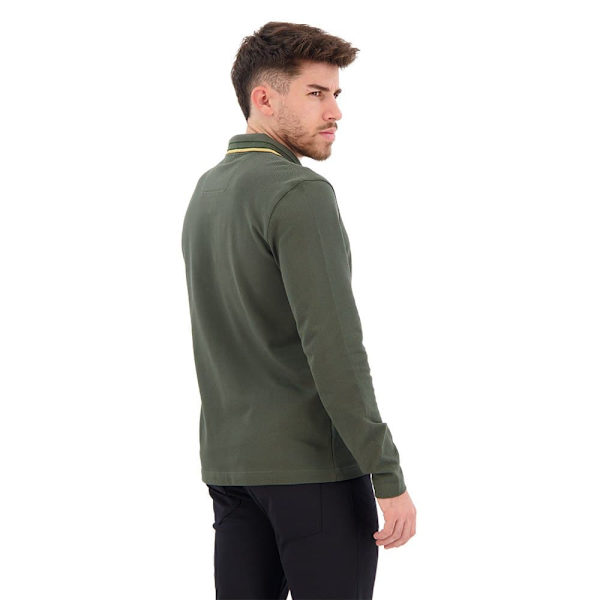 Boss Plisy 10241663 Kortärmad Polotröja Grönt XL Man
