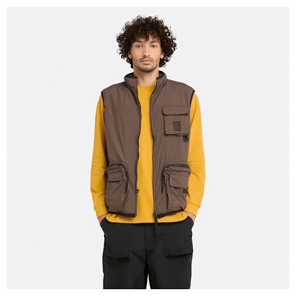 Timberland Reversible Utility Aop Väst Brun 3XL Man