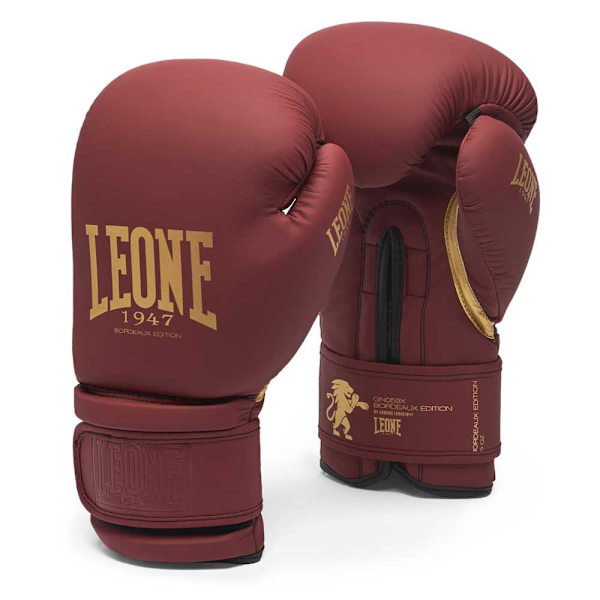 Leone1947 Edition Combat Gloves Bordeaux Punainen 16 oz
