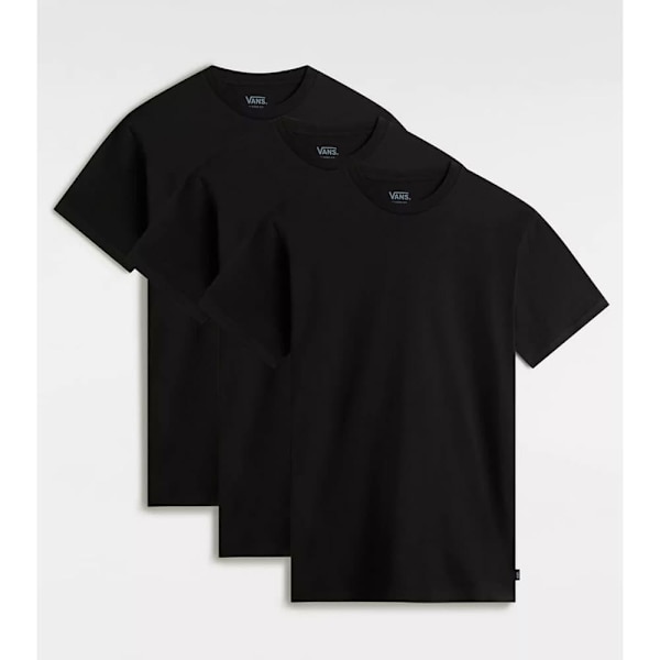 Vans Basic T-shirt Med Korte ærmer 3 Enheder Sort M Mand