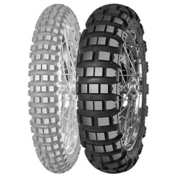 Mitas Enduro Trail Xt+ 64t Tl/tt M+s Dakar Seikkailutakar Rengas Hopeinen 120/90 / B17