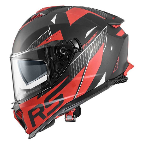 Premier Helmets 23 Typhoon Rs92bm Pinlock Included Fullface-hjälm Svart L