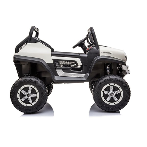 Runruntoys Auto Mercedes Unimog 12 V Mini Hopeinen
