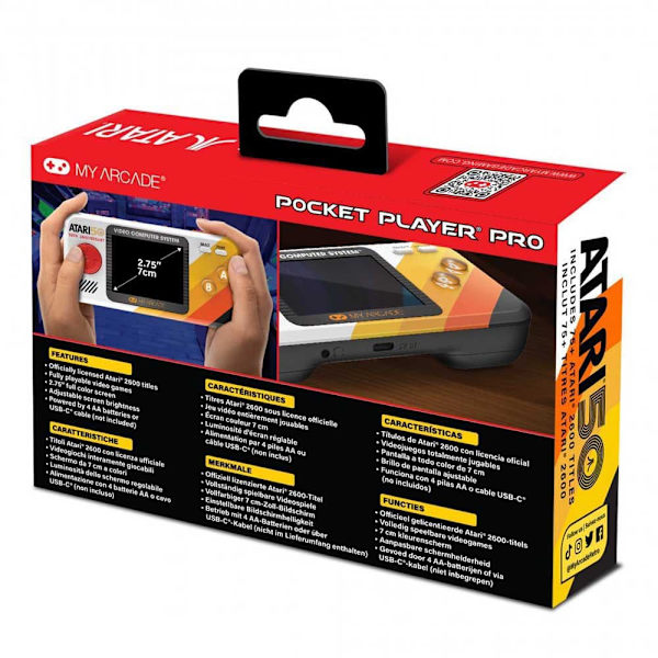 My Arcade Spil Retro Konsol Pocket Player Atari 100