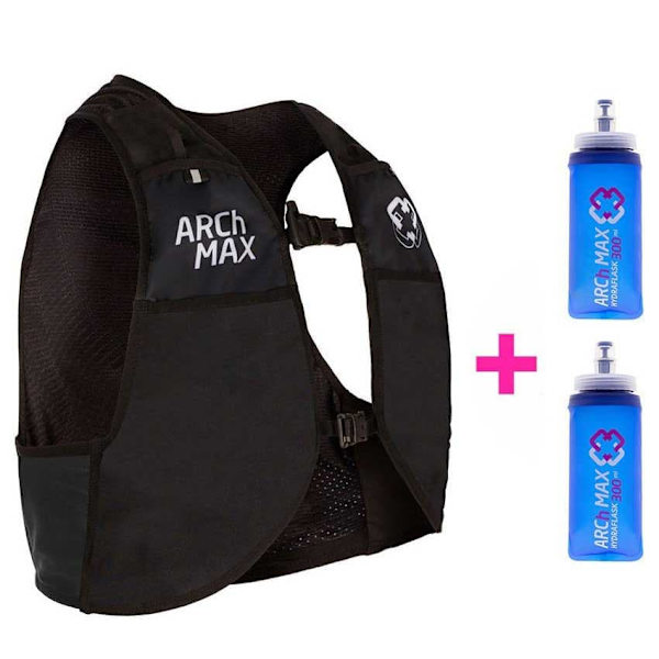 Arch Max Kvinna Vätskeväst 2.5l + 2sf300ml Durchsichtig S-M