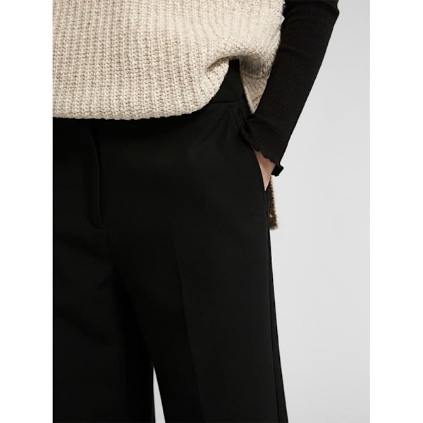 Selected Rita Wide Fit Bukser Sort 42 / 32 Kvinde